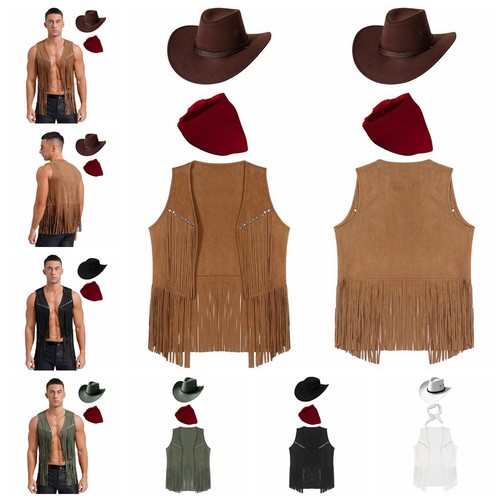 Men vest tassel - vest, waistcoat